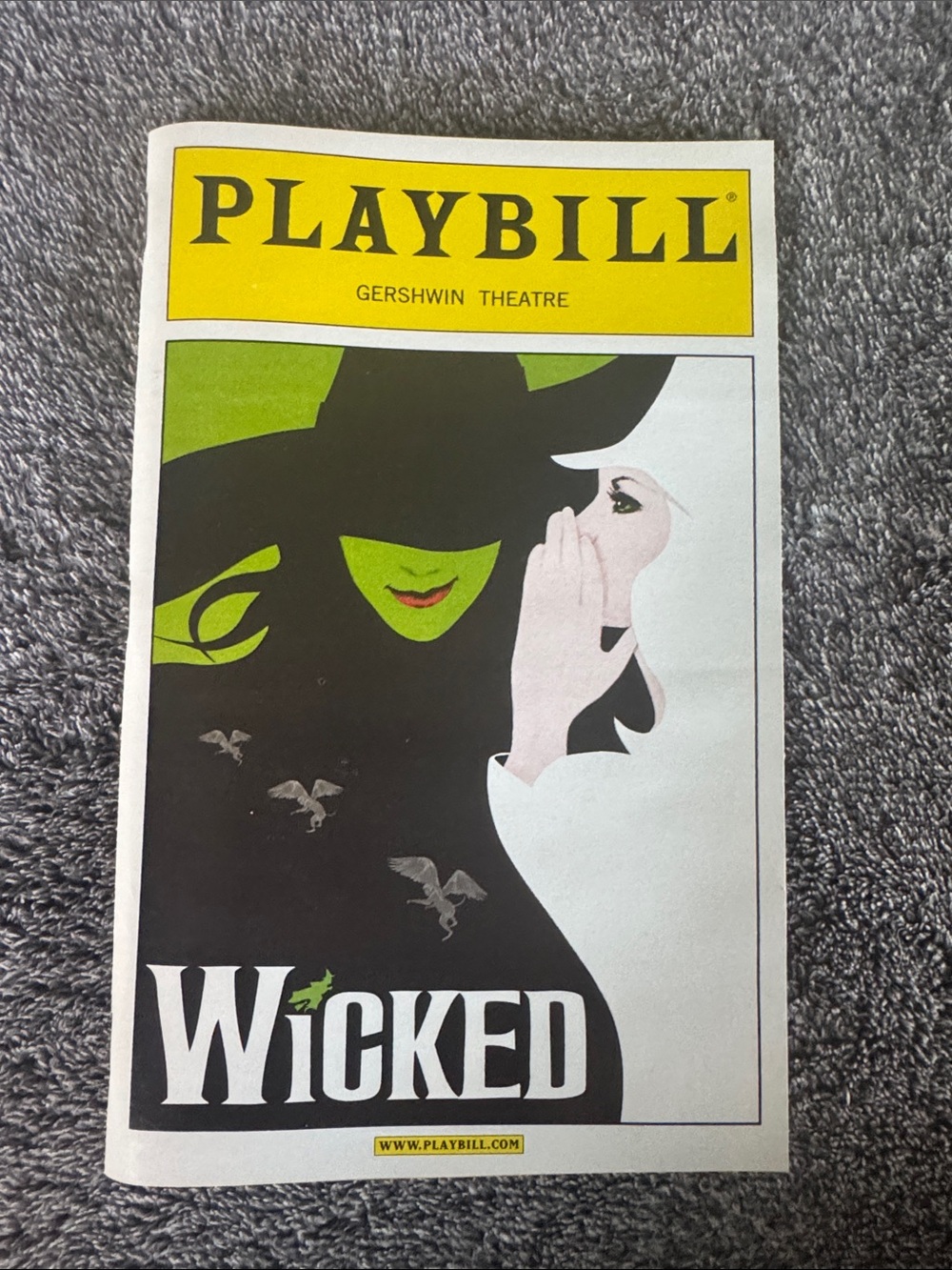 Wicked - Green & Black Gershwin Collectible Program 2005 Vol 121 Number 12